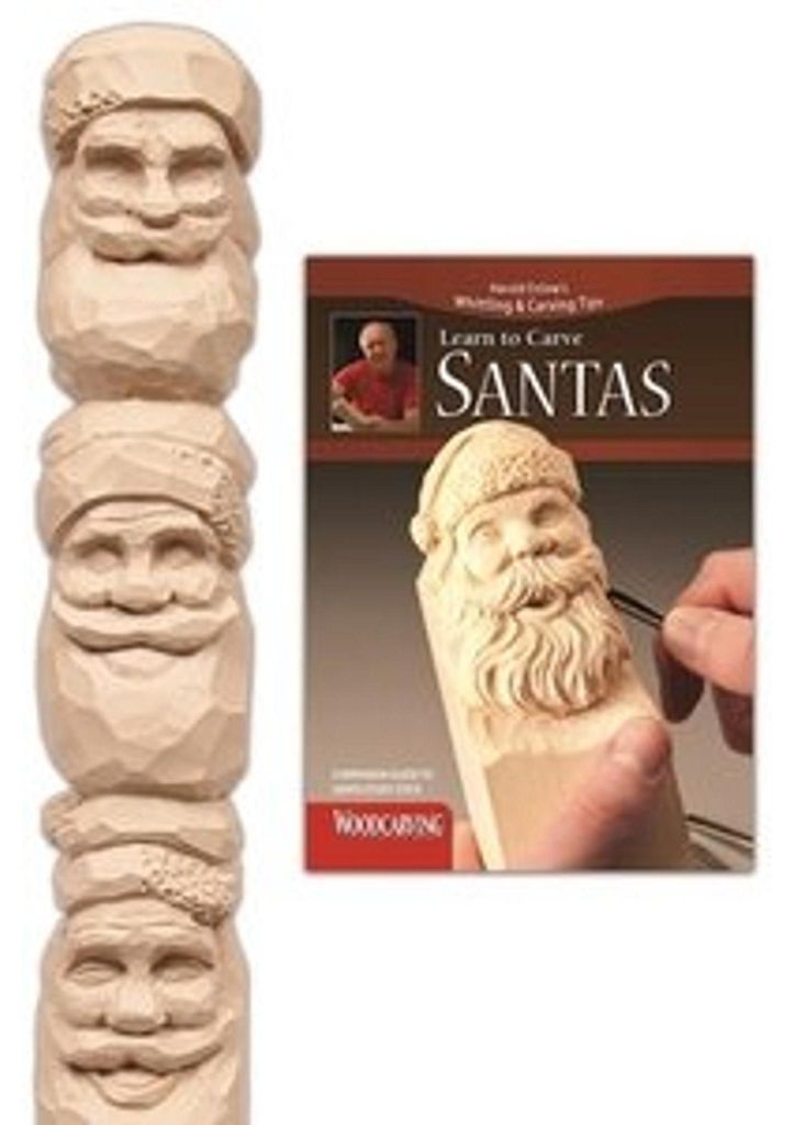 Santas Study Stick Kit (Learn to Carve Faces with Harold Enlow)