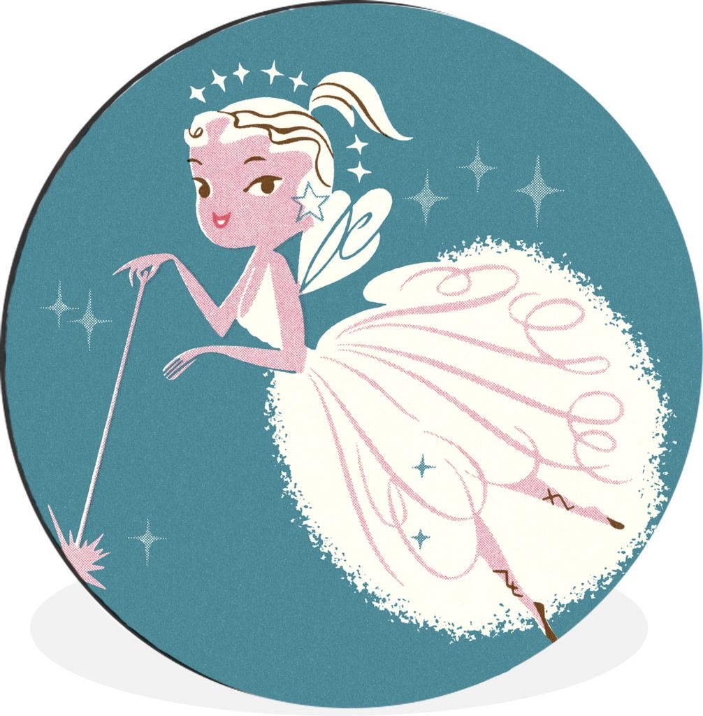 MuchoWow - Mauerkreis - Wandbilder - Runde Bild - Bild aus Aluminium - Schlafzimmer - Wohnzimmerdekoration - Wand Dekoration