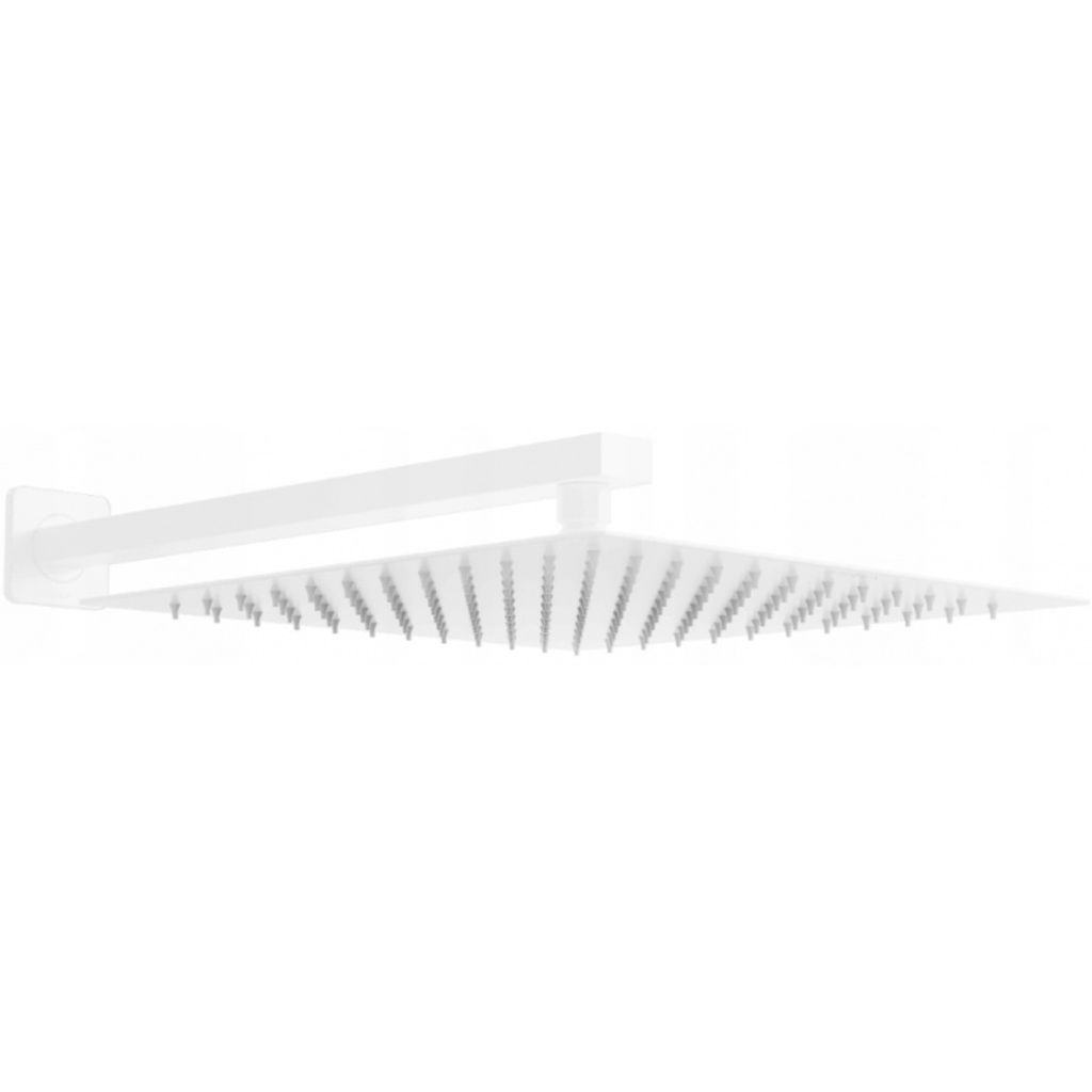 Tête de douche carrée Slim - Pluie 30 x 30 cm + bras de Image du produit 