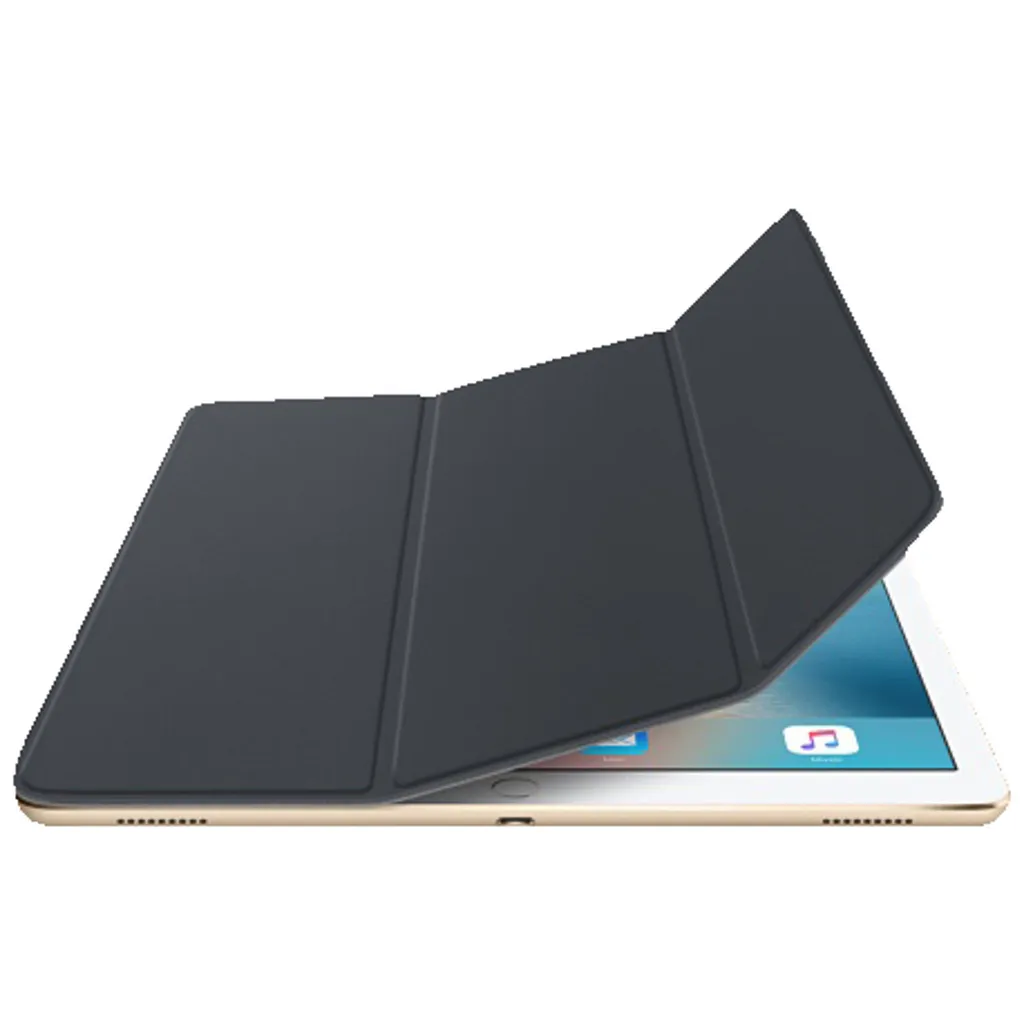 Protection écran iPad Pro 12,9 Smart Cover Gris anthracite avec support