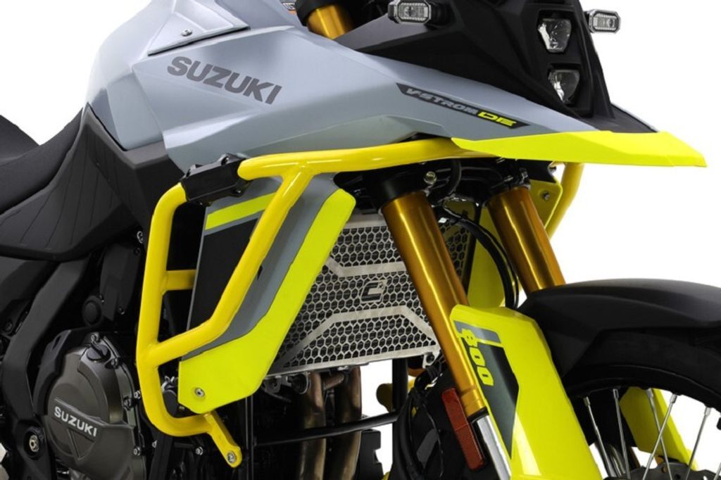 Aluminium Motordeckel Gmole Für Suzuki V-Strom 800 / 800 De '23-'24 Farbe Schwarz Strukturiert
