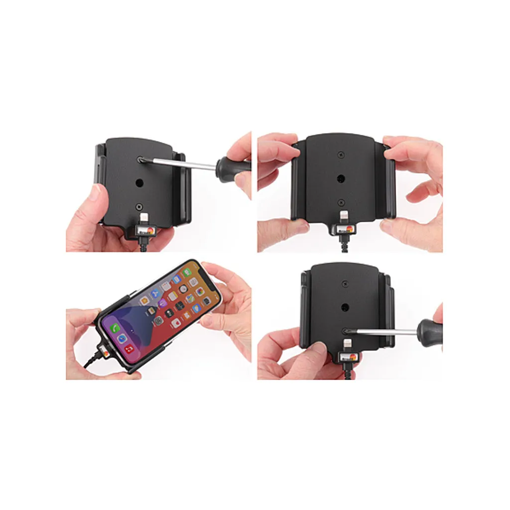Brodit 721239 Supporto Attivo iPhone 14 Pro | Ricarica USB-A Rapida - 2