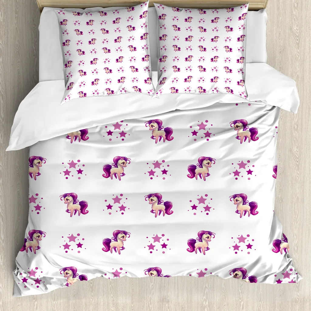 Set Copripiumino Unicorno 200x200 Antiacaro ABAKUHAUS per Hotel/B&B