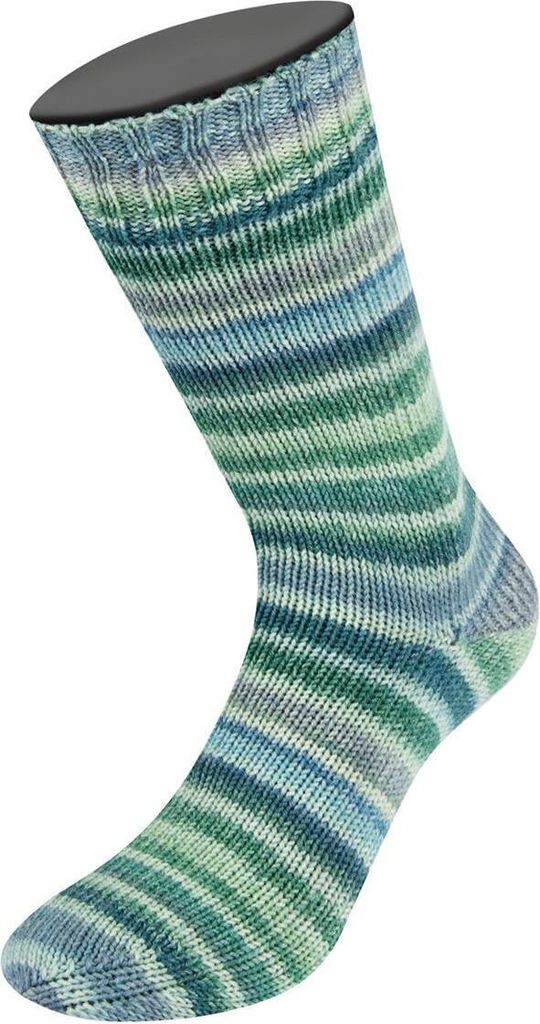 Lana Grossa COOL WOOL 4 SOCKS Print 100 g 4-fach Produktbild 