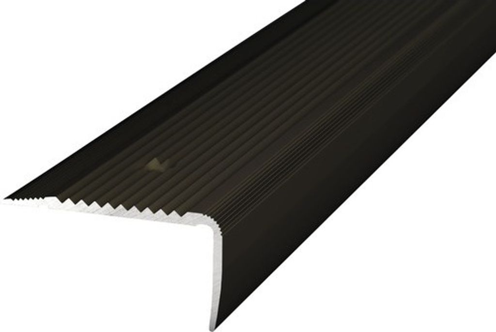 Prinz Treppenkantenprofil Alu bronze gelocht 45 x 23 x 1000 mm