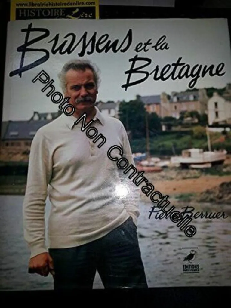 Livre biographique Brassens et la Bretagne broché illustré photos