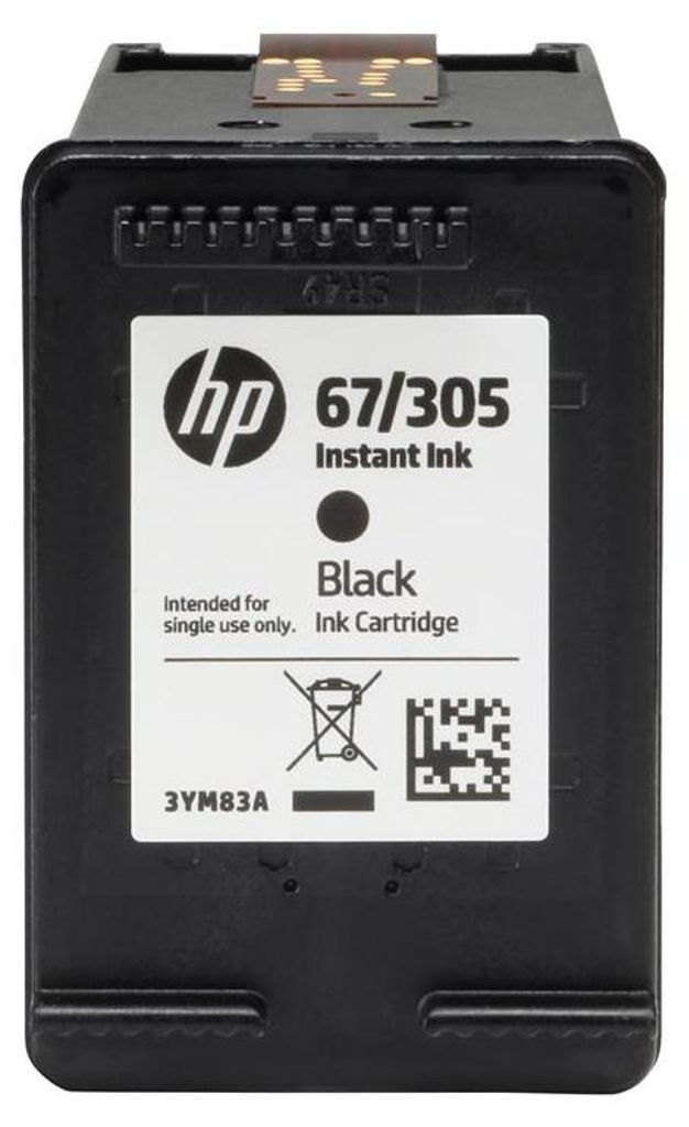 HP Čierna originálna atramentová kazeta 305, Štandardná Obrázok produktu 