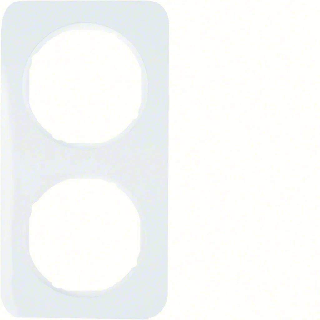 Berker 10122189 Plaque murale de finition pour interrupteur blanc polaire