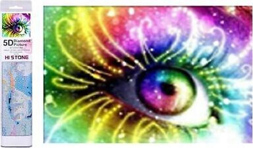 40x30 cm Diamanten Malerei Zum Selbermachen DIY Diamond Painting Auge