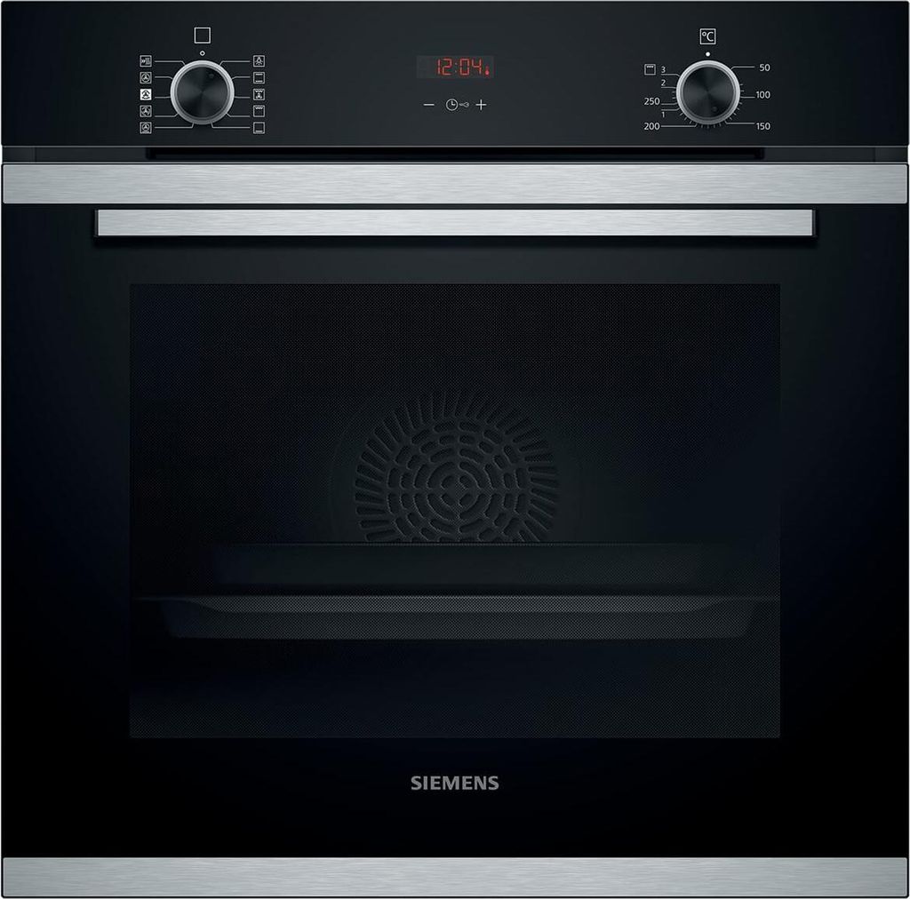 Siemens HR214ABS0 Backofen mit Dampfunterstützung Edelstahl