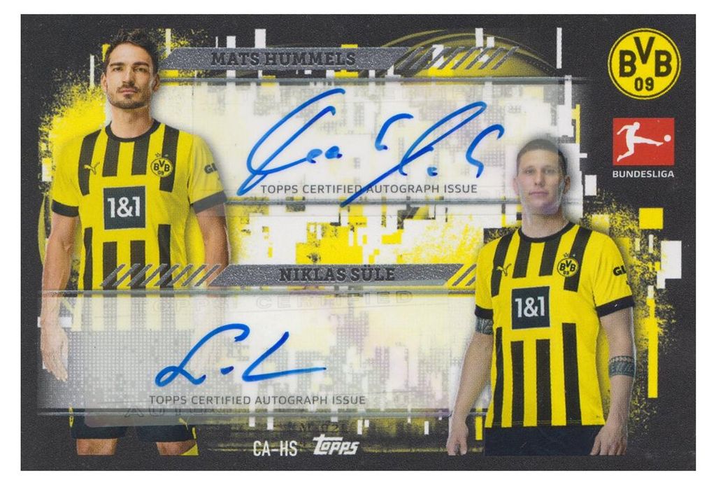 CA-HS - Mats Hummels & Niklas Süle - Autogrammkarte - 2022/2023
