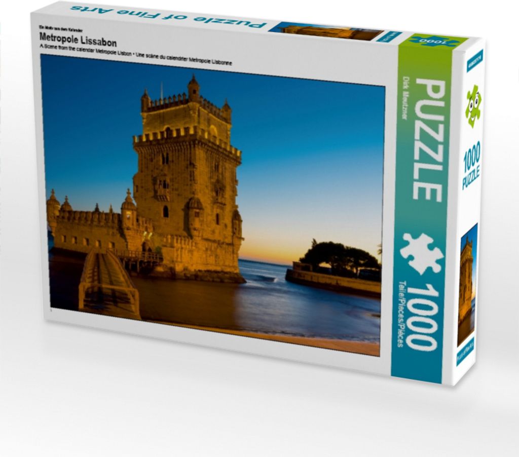 Calvendo Ein Motiv aus dem Kalender Metropole Lissabon 1000 Teile Puzzle quer 640x480mm, Meutzner Dirk; 7284584