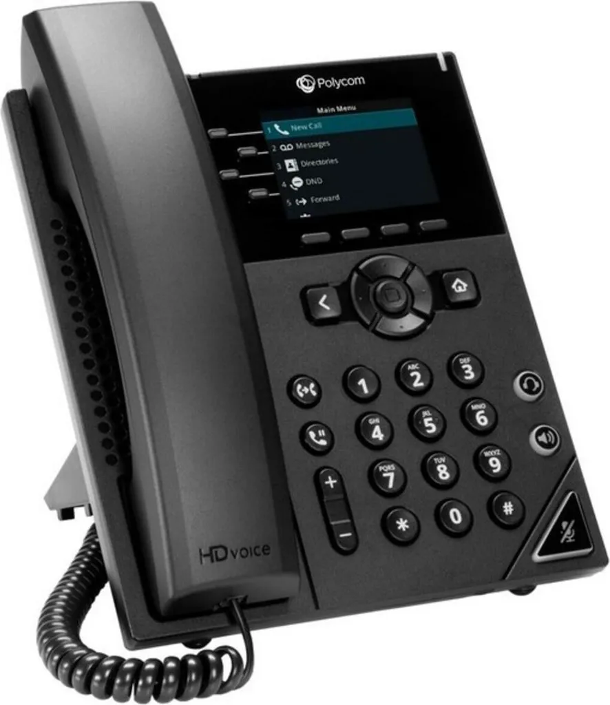 Téléphone de bureau Poly VVX 250 SIP idéal pour standard et PME
