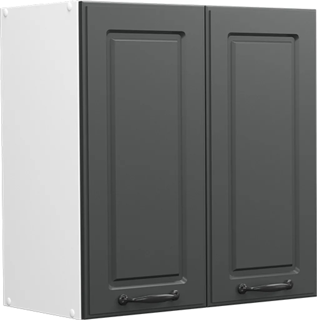 Vicco pensile da cucina R-Line, 60 cm, Antracite casa di campagna/Bianco