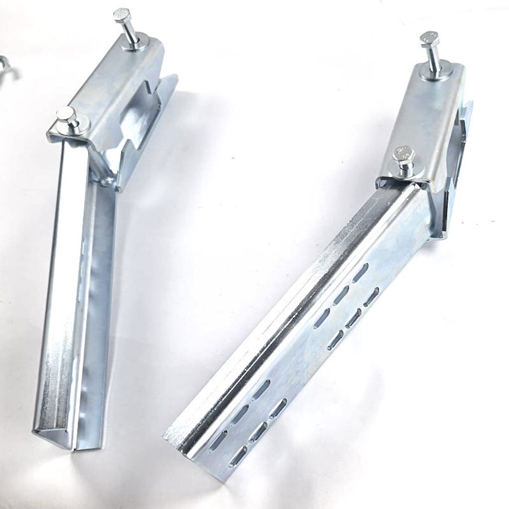Deichselholmanschluß für 80x80 mm Vierkantachse bis 3,5t Holmanschluß