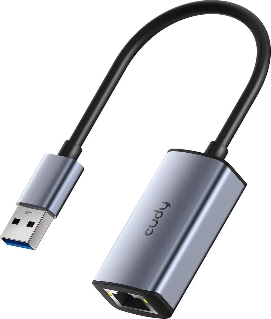 Adattatore Ethernet Cudy UE10A USB 3.0 per Switch e Gaming Laptop