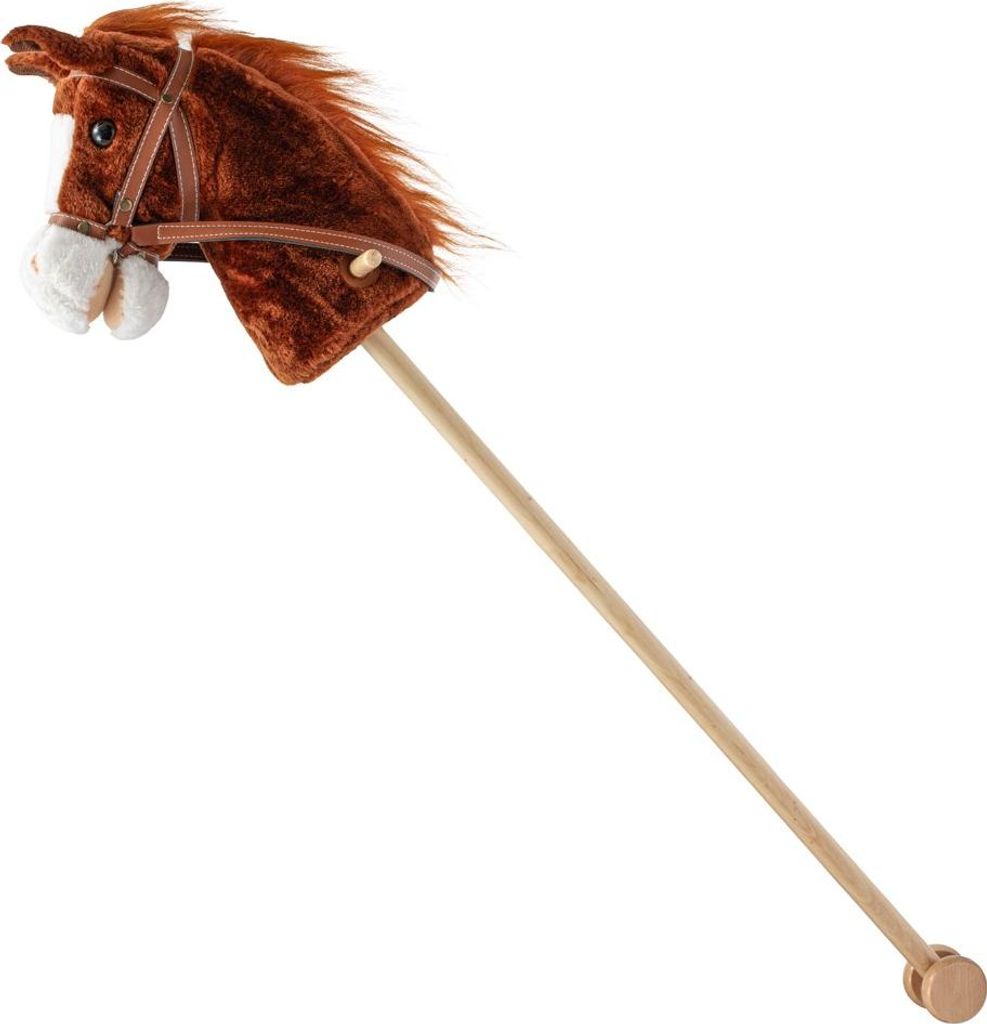 Hobby Horse z dźwiękiem i kołami Bruno Baby Mix Brown Zdjęcie produktu 