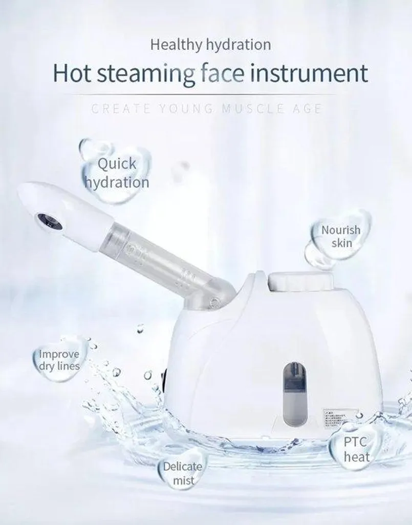 Appareil vapeur visage pour routine beauté et relaxation spa à la maison