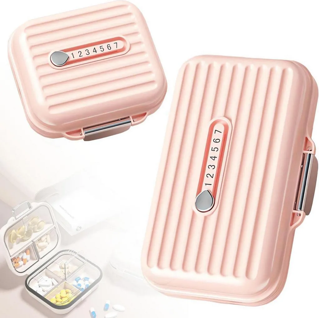 Boîte à pilules de voyage 7 jours pratique pour transporter vos doses