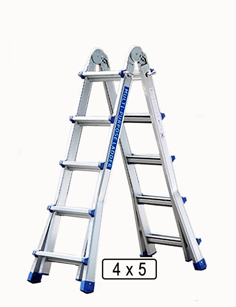 Teleskopleiter Stehleiter Leiter Anlegeleiter Mehrzweckleiter Alu Ladder 3,8-5M 