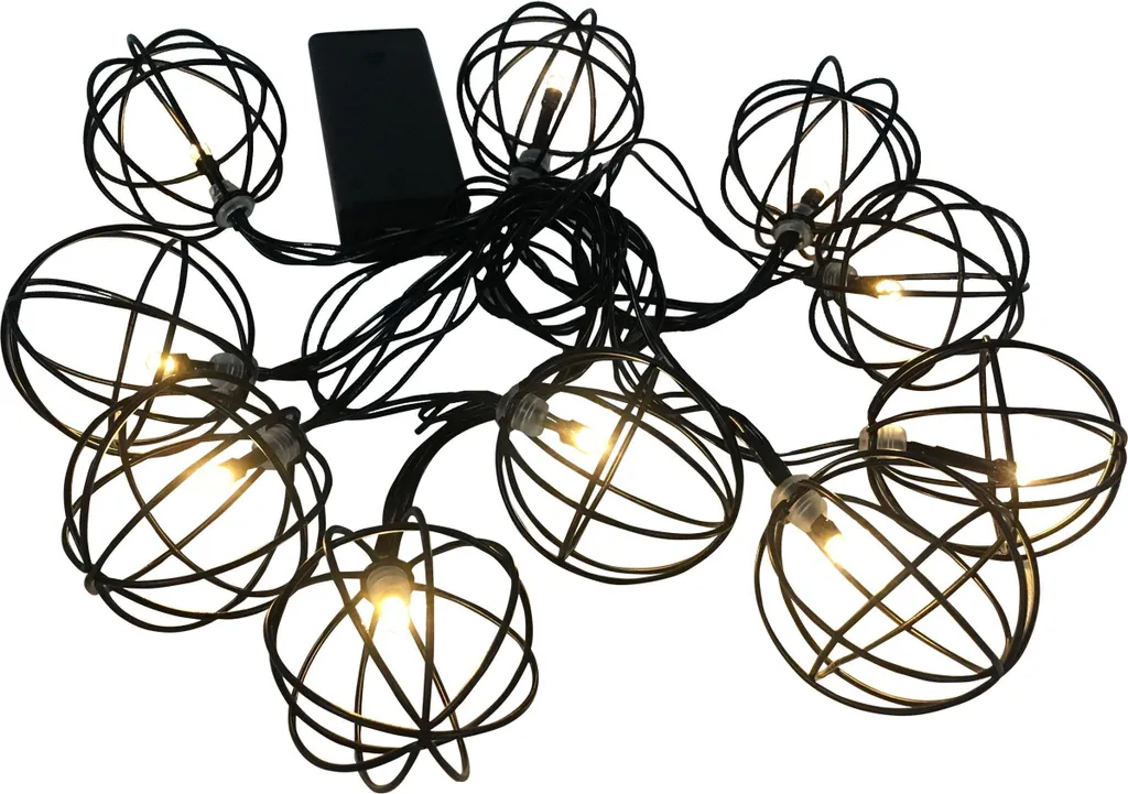 Guirlande LED extérieure pour fête et mariage sans prise électrique