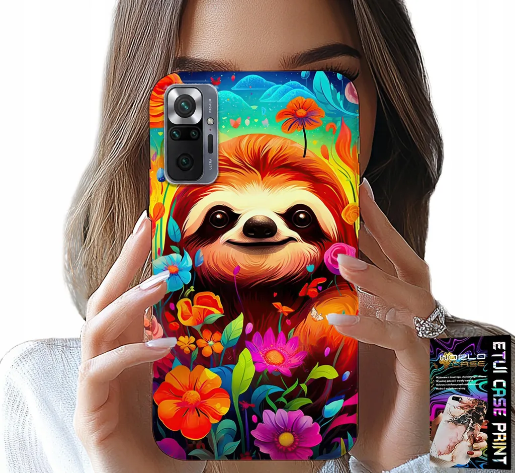 Custodia Xiaomi Note 10 Pro Koala Colorati con Vetro - Protezione Top