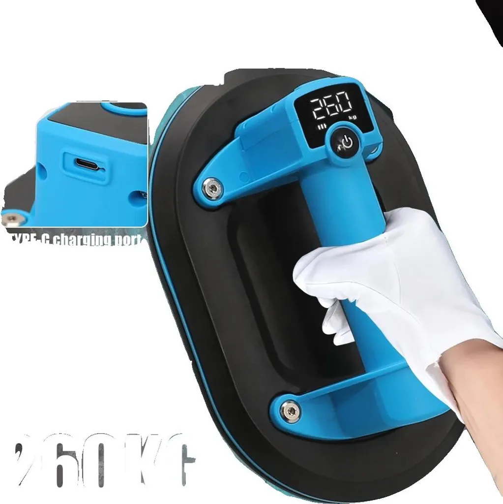 Sollevatore a Vuoto Elettrico 200kg | Porta USB-C | Eleganza e Potenza
