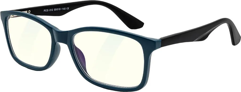 GLASSA PCG 012 Lunettes Anti-Lumière Bleue 0,00 Dioptrie Bleu Noir