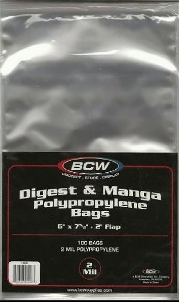 BCW BCW Digest and Manga Bags (100 St.)