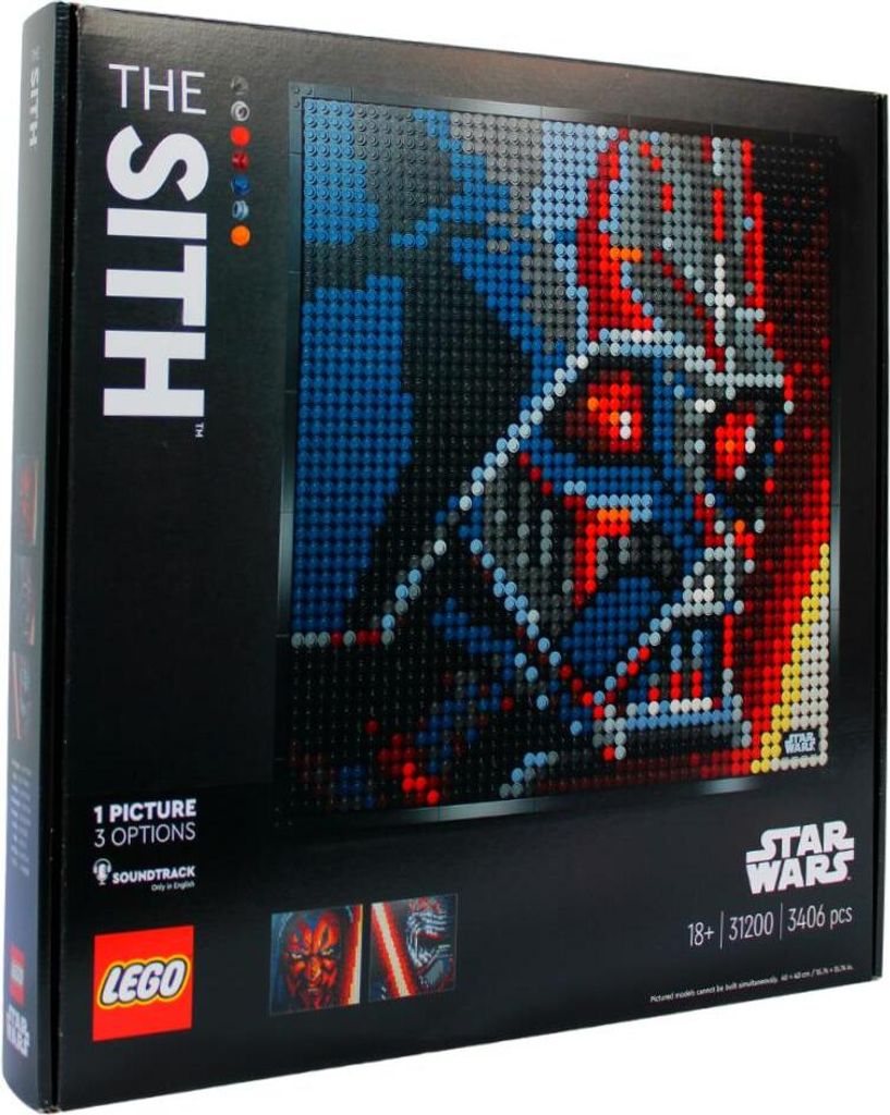 LEGO 31200 Art Star Wars The Sith - Tableau d'art, poster Image du produit 