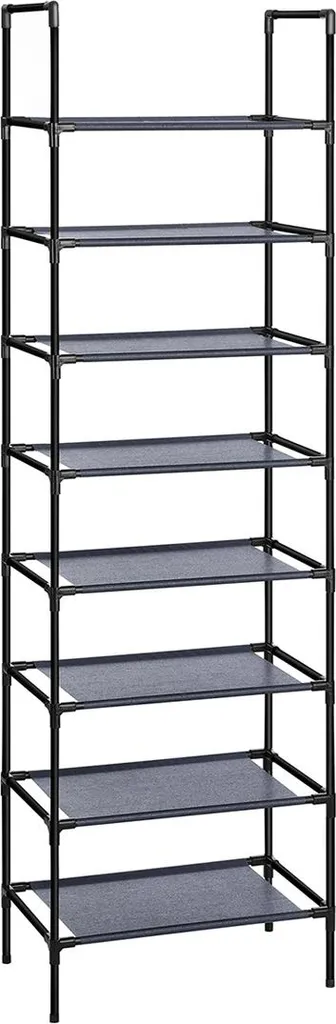 Fini le désordre : Étagères à chaussures lot de 2 gain de place en tissu fin