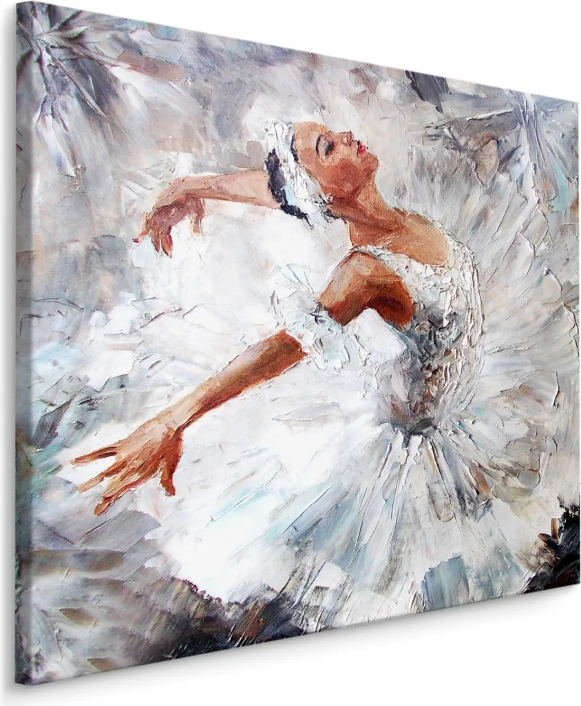 Analisi Artistica: Quadro Ballerina 90x90 su Tela Canapa 3D