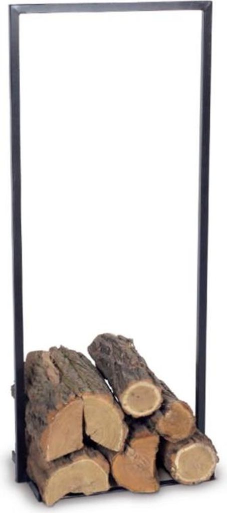 Magnus Brennholzregal R112 ; Maße (BxTxH): 45 cm x 25 cm x 80 cm ; Farbe: Schwarz