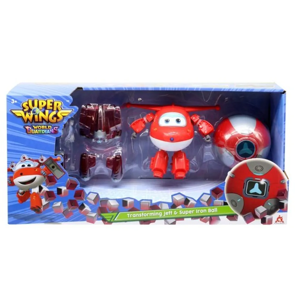 Jouet Jett Super Wings Transformable pour Développer la Motricité