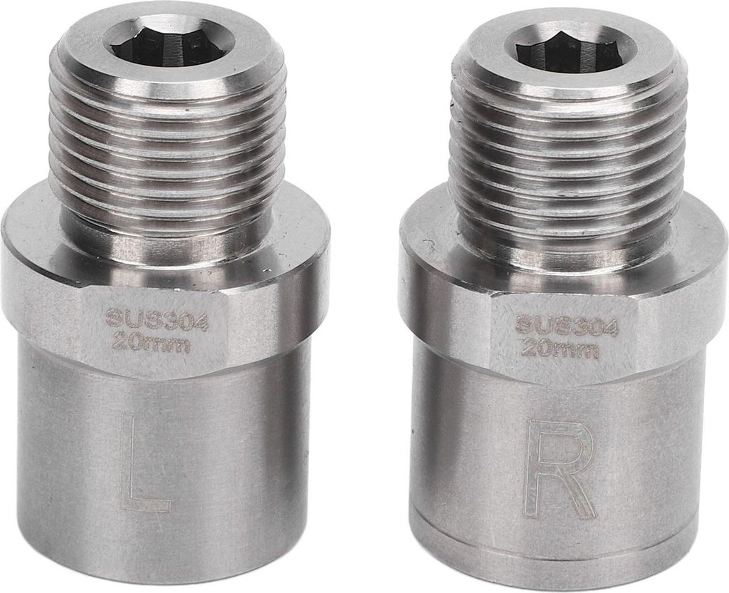 Fahrrad Pedal Extender Edelstahl verlängern um 20mm Fahrrad Produktbild 