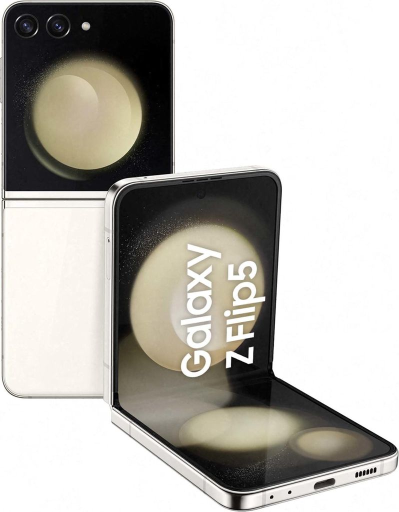 Samsung Galaxy Z Flip5 SM-F731B 17 cm (6.7") Dual-SIM Android 13 5G USB Typ-C 8 GB 512 GB 3700 mAh Cremefarben