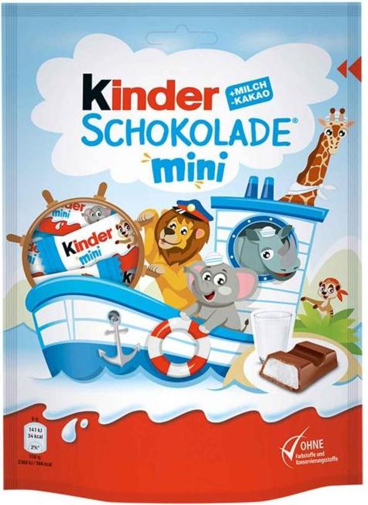 kinder - Schokolade Mini - 120g Tüte Produktbild 
