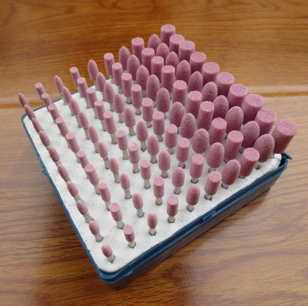Polierstifte Schleifstein Schleifkörper für Dremel Schleifstifte Set 100 tlg 