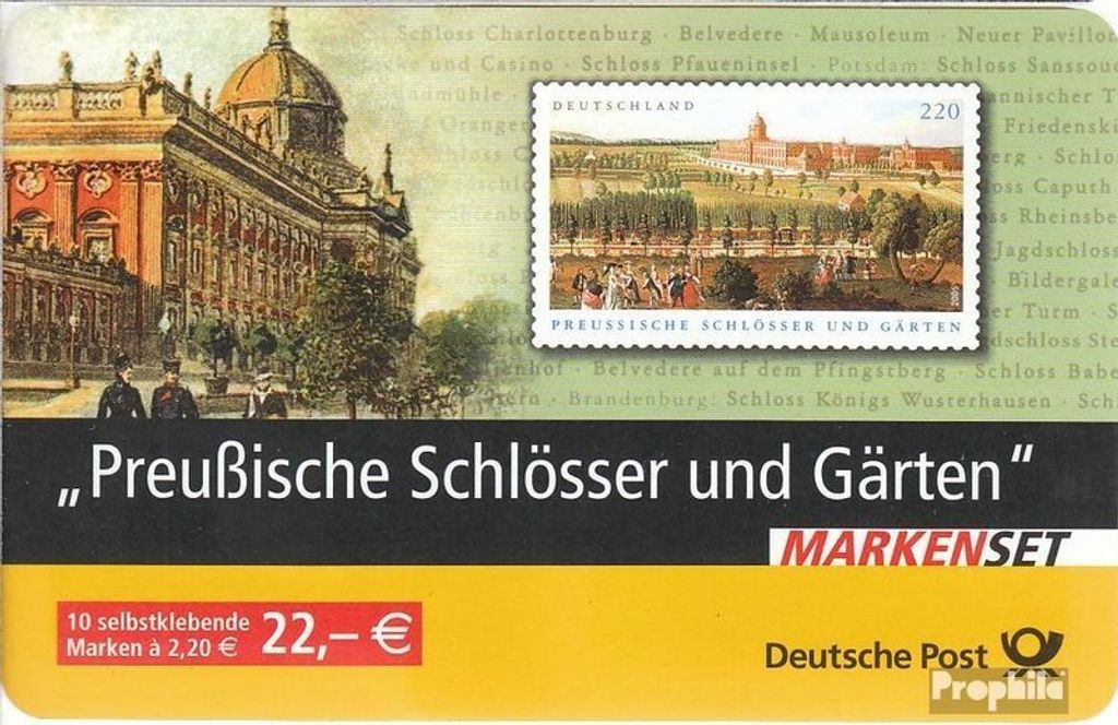 Briefmarken BRD (BR.Deutschland) 2005 Mi MH59I Produktbild 