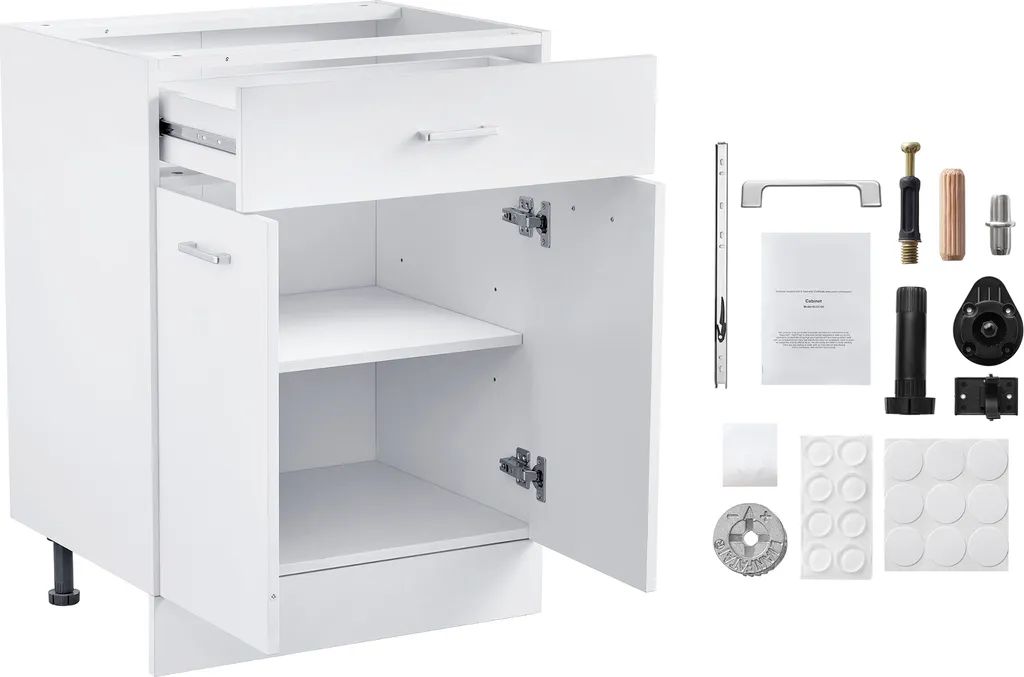 Tradizione Shaker: Mobile Cucina SucceBuy 24" con Cassetto Premium