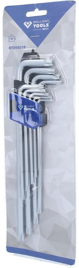 Débloquez vos vis Torx facilement avec le jeu de 9 clés BT044019