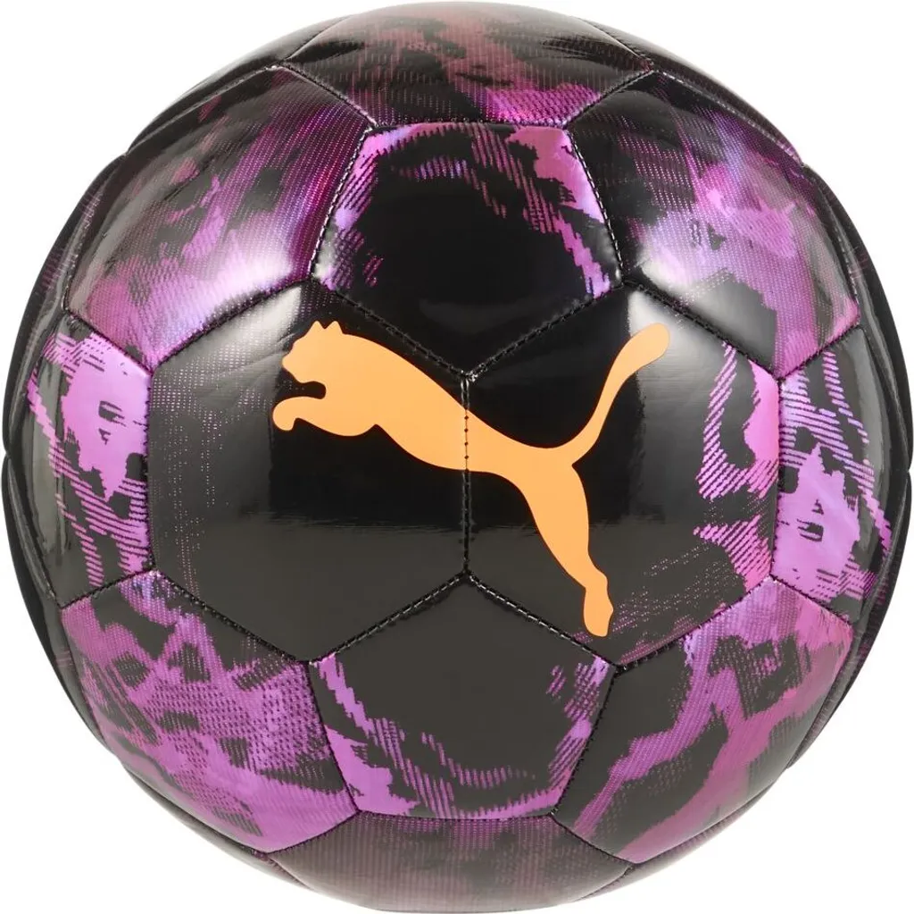 Puma Cup Ballon Football Graphic Design Magenta et Noir en Taille 3