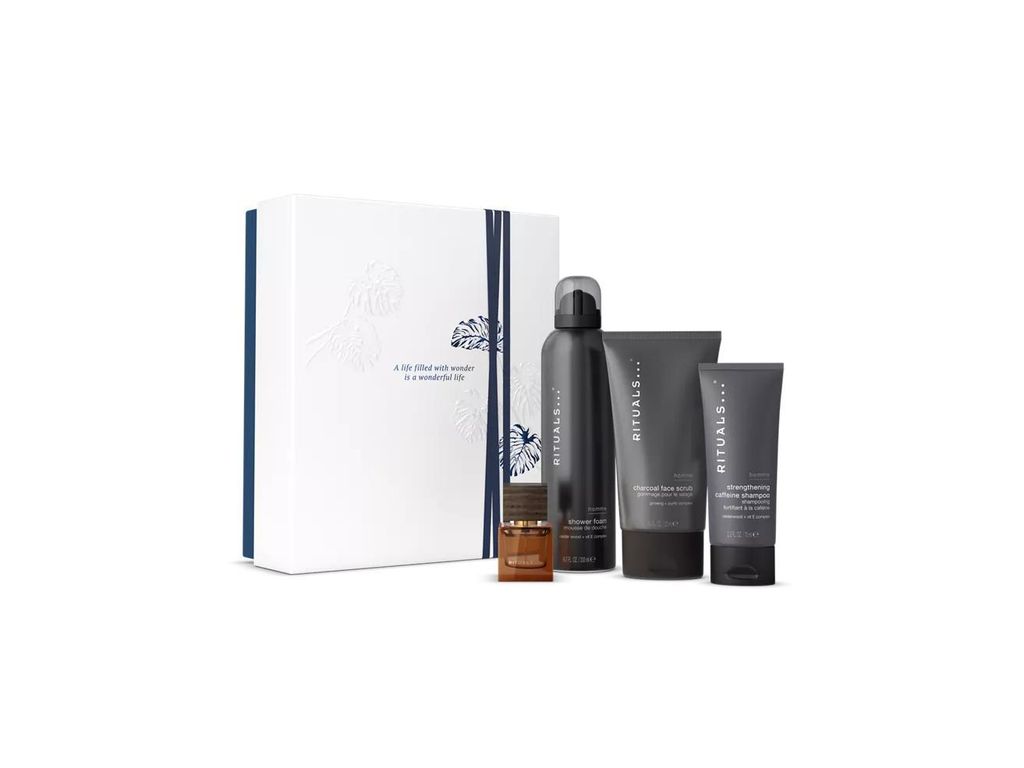 RITUALS The Ritual of HOMME Geschenkset Medium ,Ritual Pflege für Damen & Herren, inkl. Filabe Pflegetücher, Geschenk Set Frau & Mann