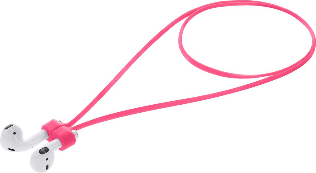 kwmobile Halteband magnetisch kompatibel mit Apple Airpods 1 / 2 / 3 / 4 / Pro 1 / Airpods Pro 2 Headphones - 80 cm Kopfhörer Halter Band Strap in