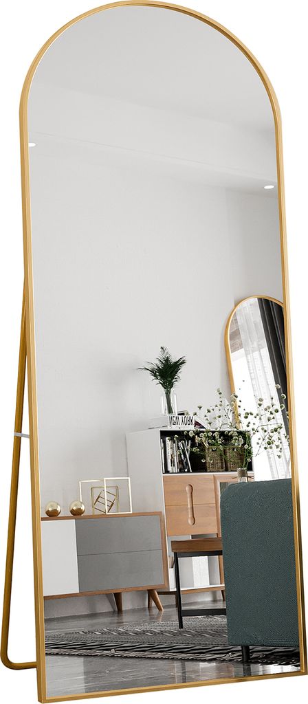 Pełnowymiarowe lustro łukowe, 180 x 80 cm, ścienne i Zdjęcie produktu 