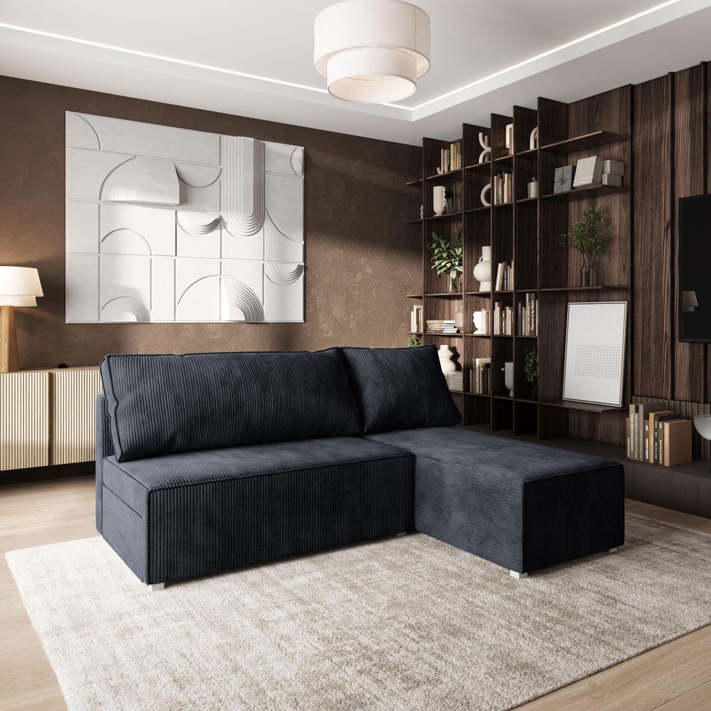 Masseno Ecksofa BRISO P mit Schlaffunktion L-Form, Sofa mit Produktbild 