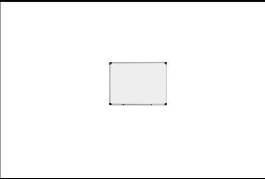 Bi-Office Maya Emaillierte Tafel mit Aluminiumrahmen 60x45cm