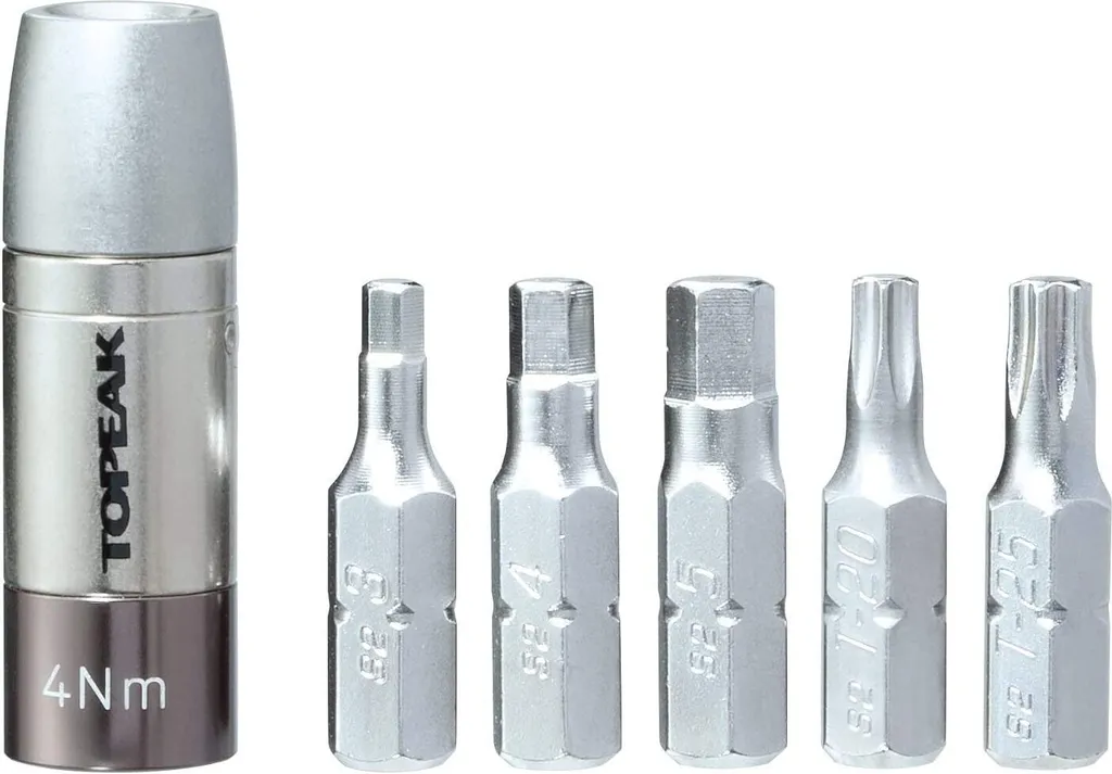 Topeak Embout 6 pans 4 Nm Argent pour outillage Nano TorqBar compact