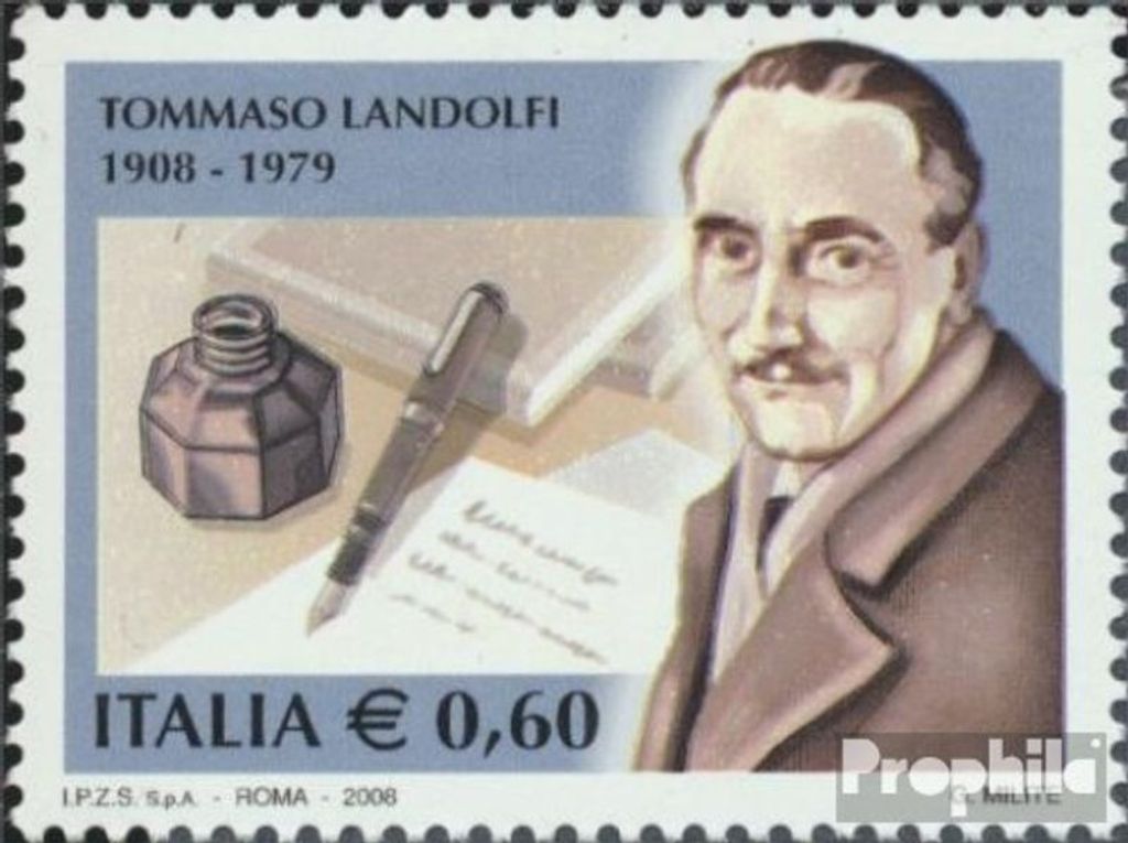 Briefmarken Italien 2008 Mi 3255 (kompl.Ausg.) postfrisch Tommaso Landolfi