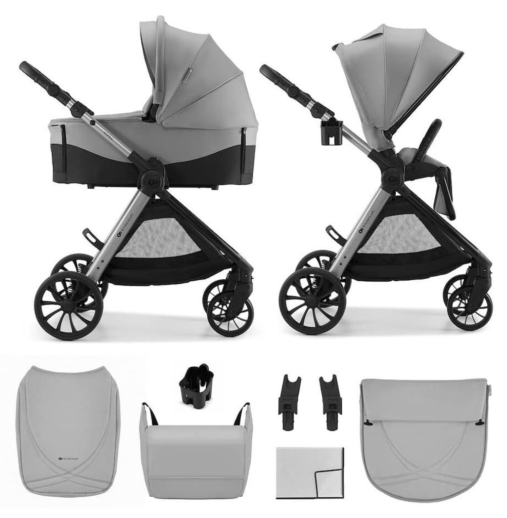 Poussette 2-en-1 Kinderkraft VESTO 2 avec nacelle, siège Image du produit 